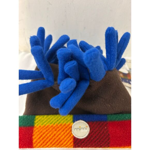 Mimi little locks hat styles royal blue spike baby 3-12m hat new - Picture 3 of 5